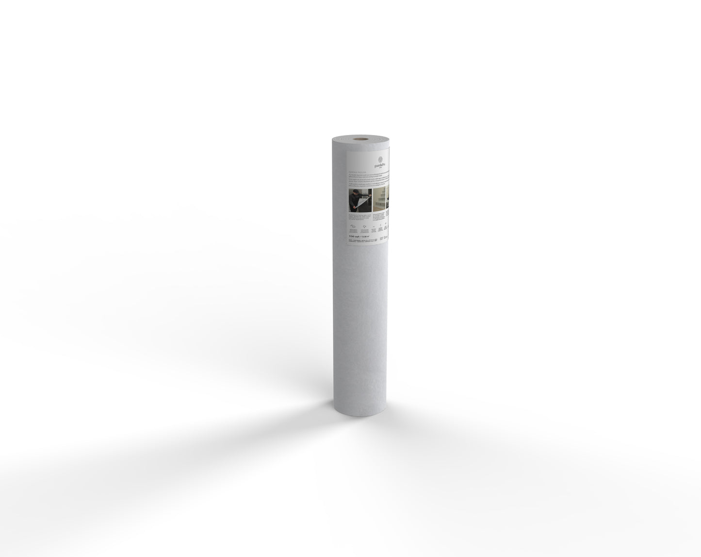 36 in x 50 ft Guardia Pro Surface Protection Roll in a standing position against a white background.